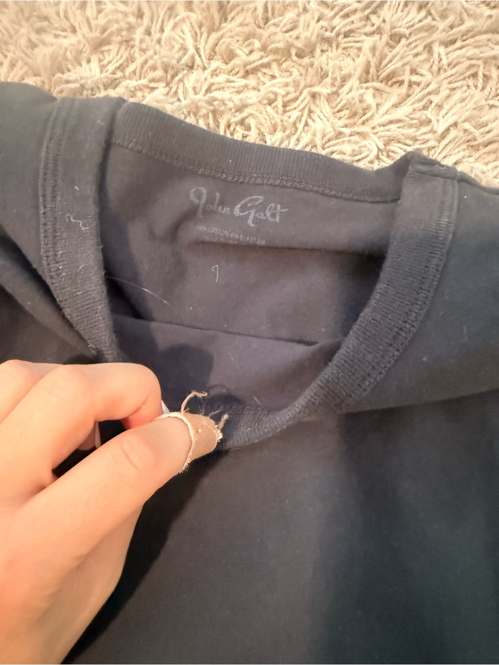 John galt basic black tee - Picture 2 of 2